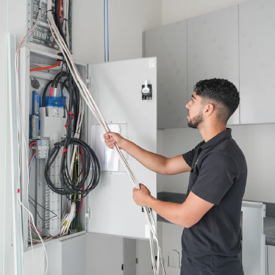 Wire installation in breaker - Mr Service Now